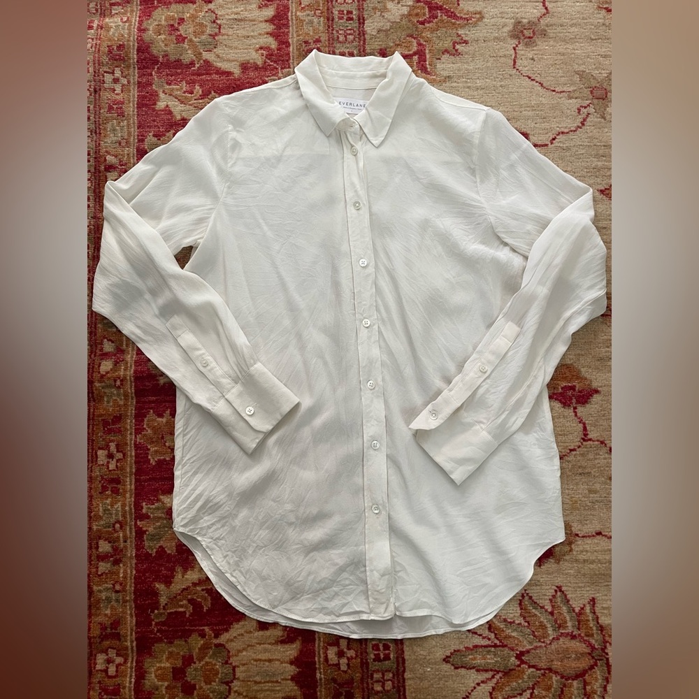 Everlane Silk Button Down
